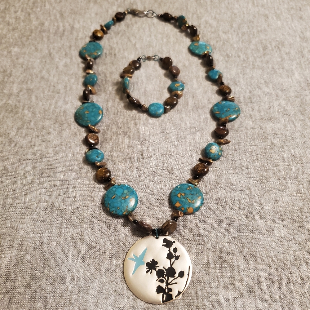 Handmade Necklace and Bracelet Set